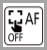 AF Tracking Off icon