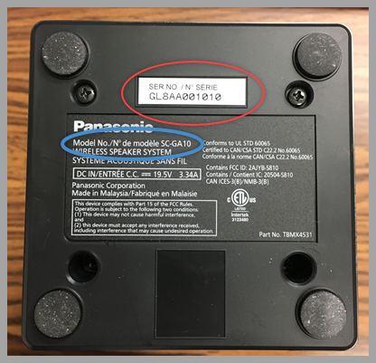 How to Find a Serial Number on a Panasonic TV