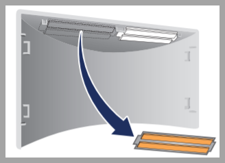 image of location of double sided tape.