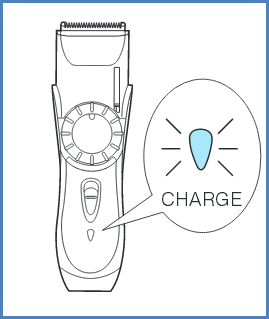 Image of charge indicator light