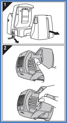 Image shows steps 1 and 2 as described above.