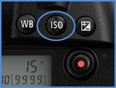 Model DC-G9, ISO button highlighted