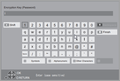 Encryption Key Keyboard