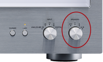 Image of Speaker selector knob