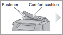 fastener and comfort cushion