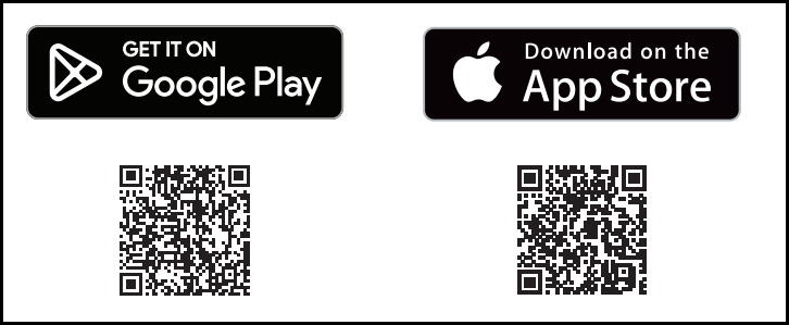 Technics Audio Center App QR Codes