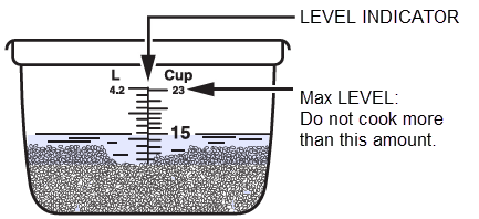 pan with water